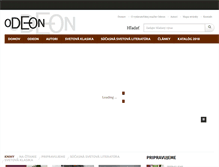 Tablet Screenshot of odeon.sk